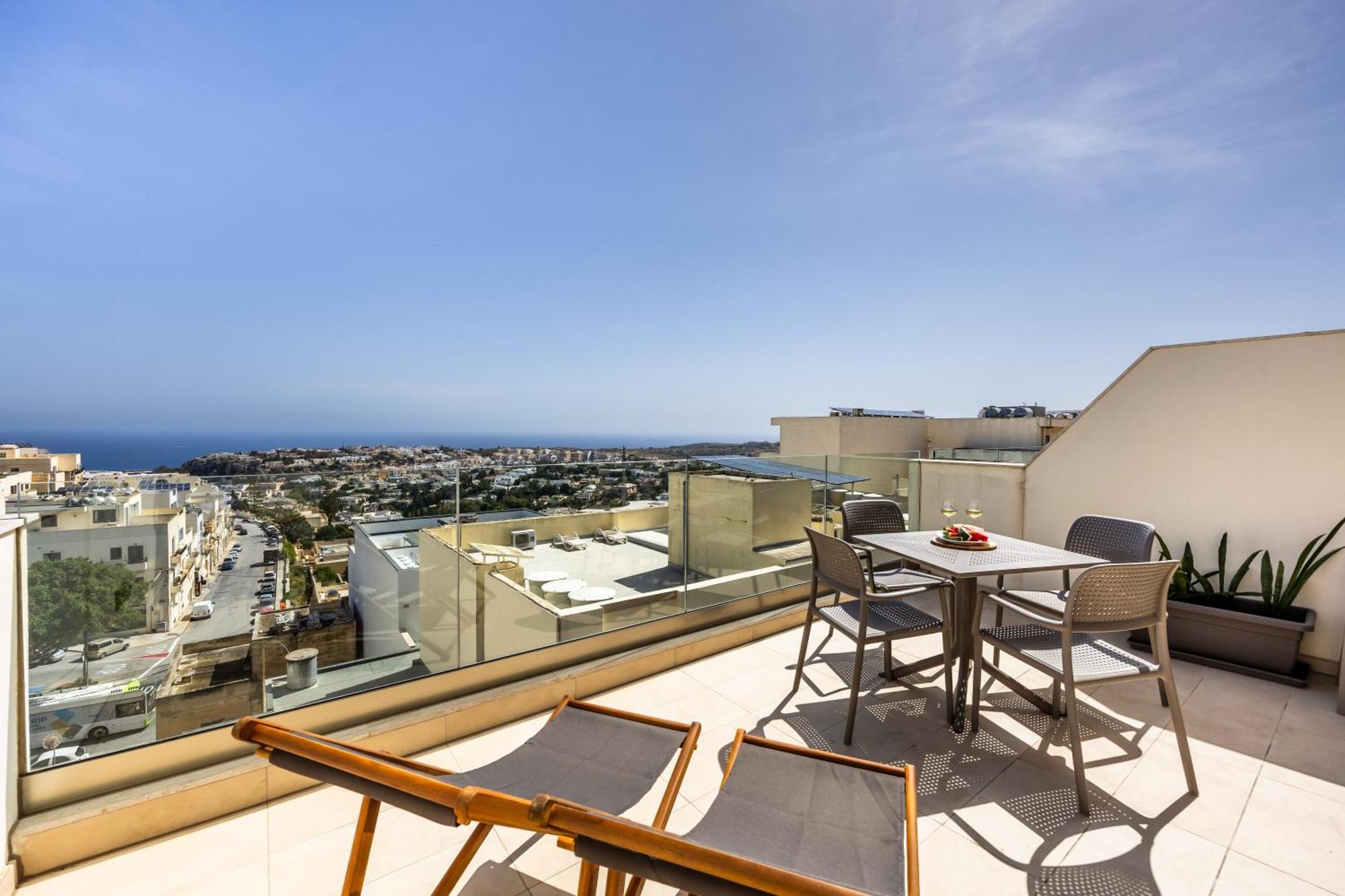 Fl7 Thelodge-Amazing View W Big Terrace By Homely Mellieħa Екстериор снимка