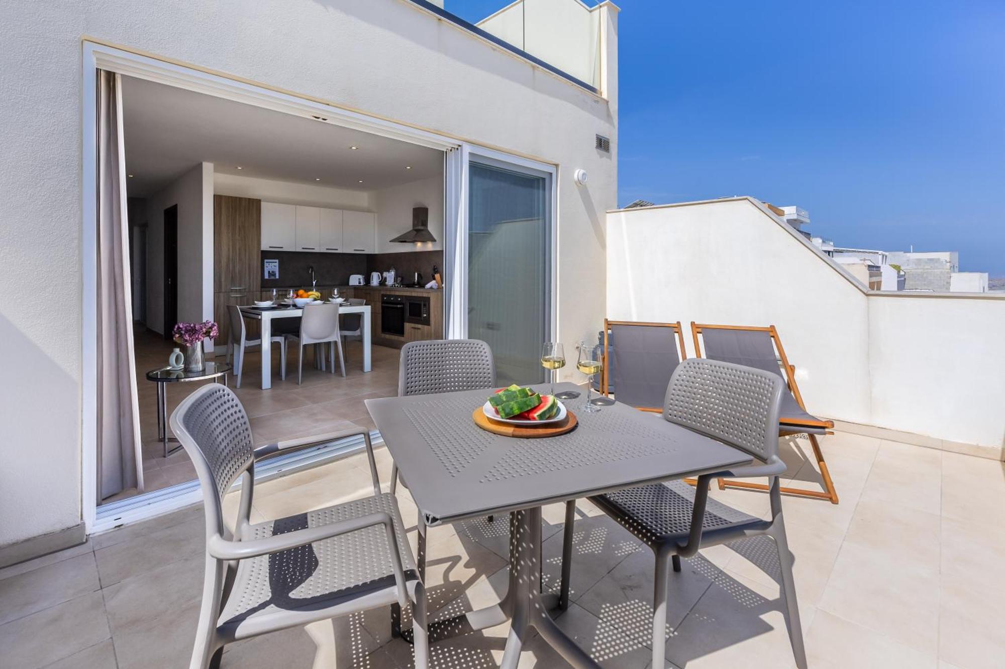 Fl7 Thelodge-Amazing View W Big Terrace By Homely Mellieħa Екстериор снимка